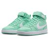 Kids Nike Sneakers | Nike Court Borough Mid 2 Gs Kids Casual Shoes Green/White