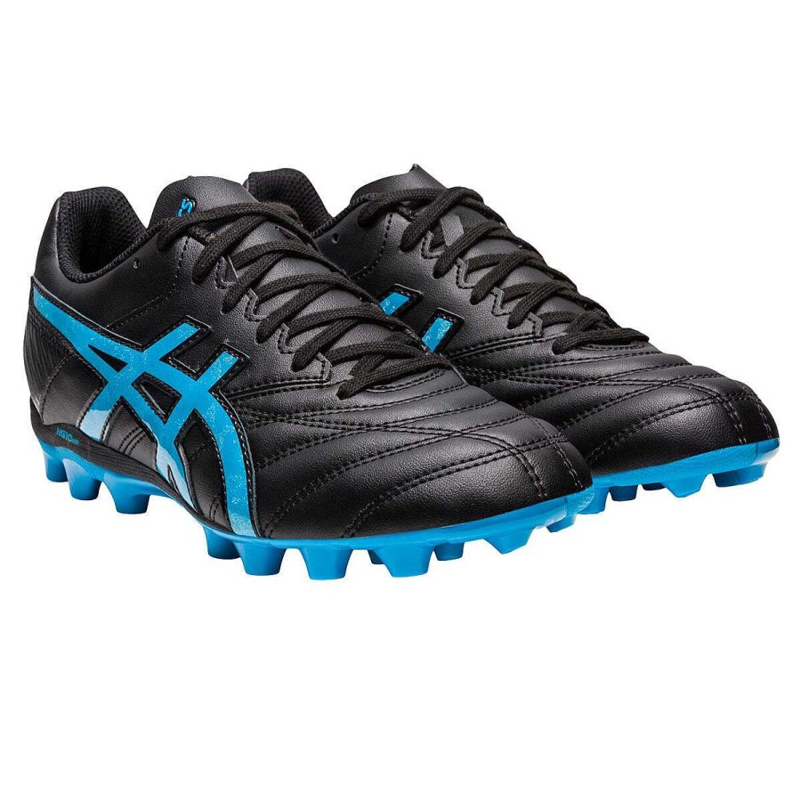 Kids Asics Football Boots | Asics Lethal Flash It 2 Kids Football Boots Black/Blue