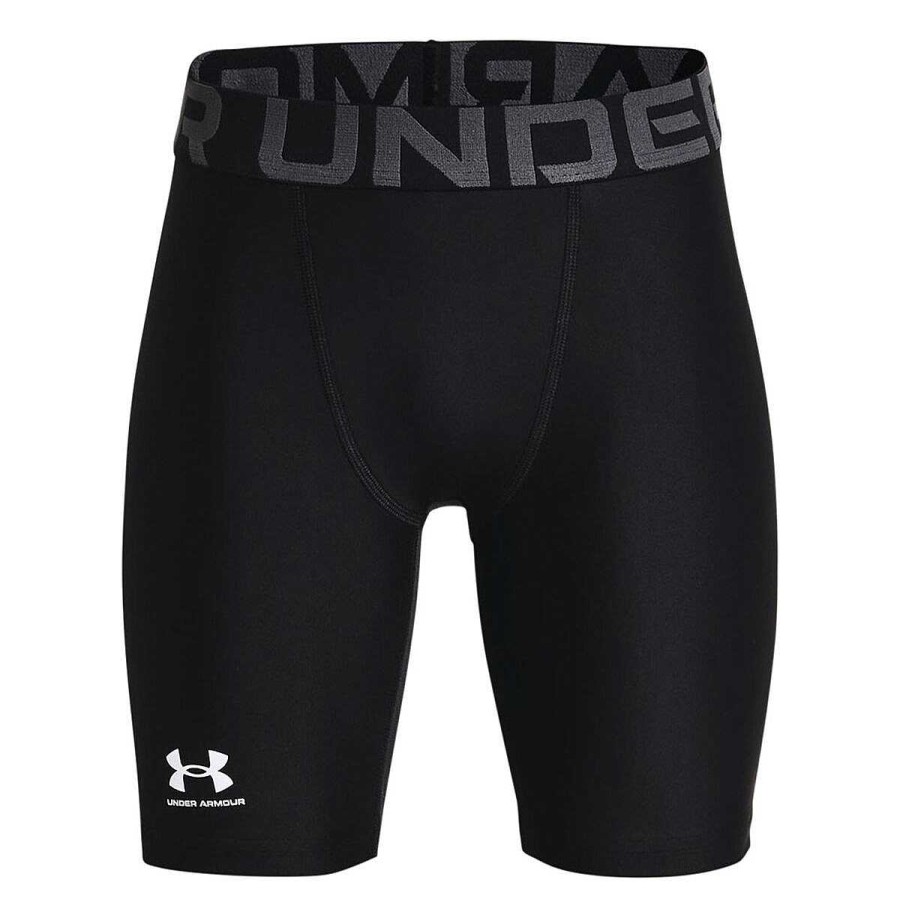 Kids Under Armour Tights | Under Armour Boys Heatgear Armour Shorts Black