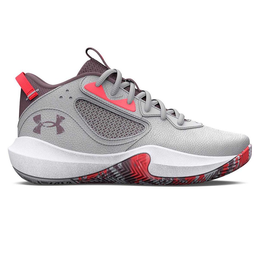 Kids Under Armour Basketball | Under Armour Lockdown 6 Gs Kids Basketball Shoes Grey