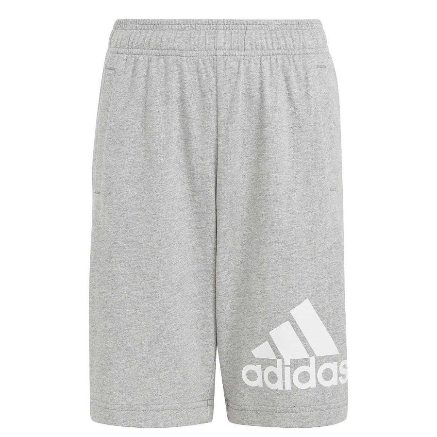 Kids adidas Shorts | Adidas Kids Essentials Big Logo Shorts Grey