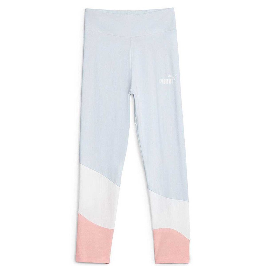 Kids PUMA Tights | Puma Girls Power Cat Trackpants Blue