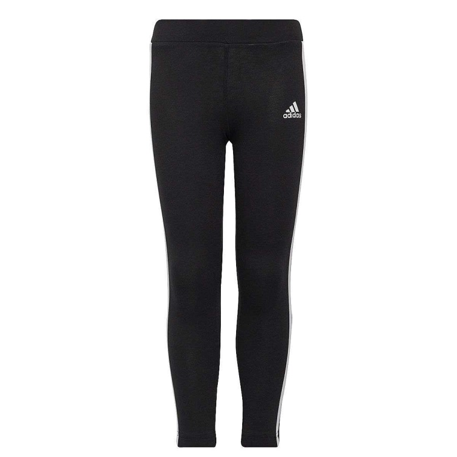 Kids adidas Tights | Adidas Girls Essentials 3 Stripes Tights Black