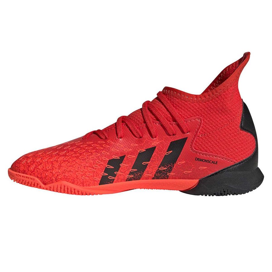 Kids adidas Football Boots | Adidas P Ator Freak .3 Kids Indoor Soccer Shoes Red