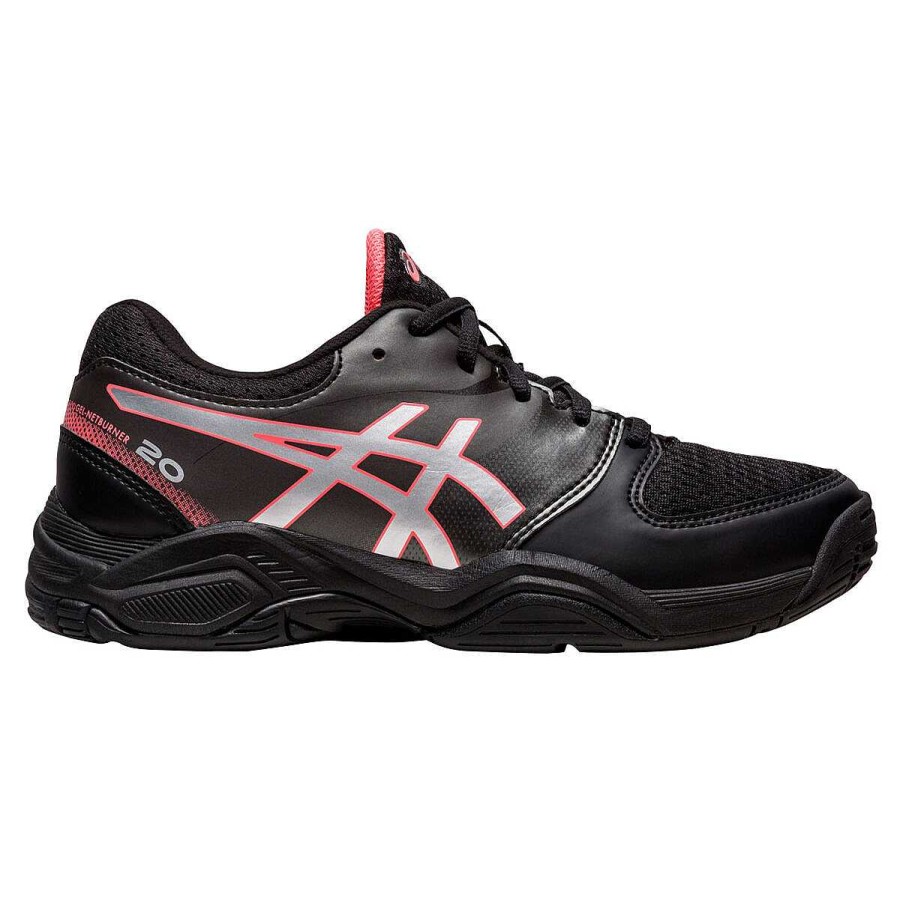 Kids Asics Girls Shoes | Asics Gel Netburner 20 Gs Kids Netball Shoes Black/Pink