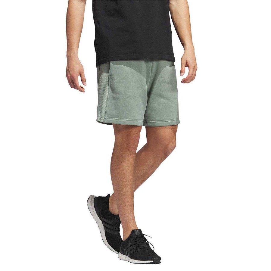 Men adidas Shorts | Adidas Mens Lounge French Terry Shorts Green