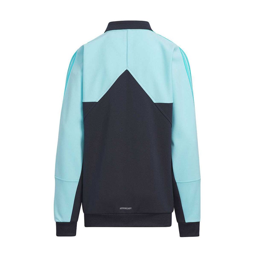 Kids adidas Jackets | Adidas Kids Tiro Aeroready Track Top Blue/Aqua