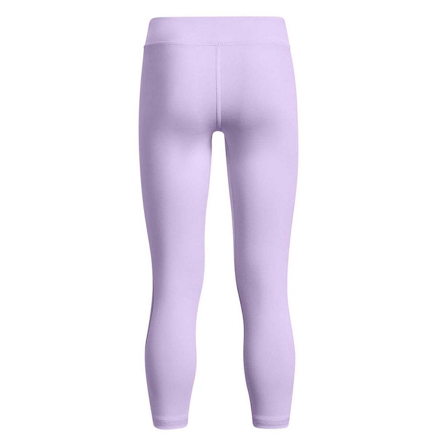 Kids Under Armour Tights | Under Armour Girls Motion Novelty Crop Tights Purple