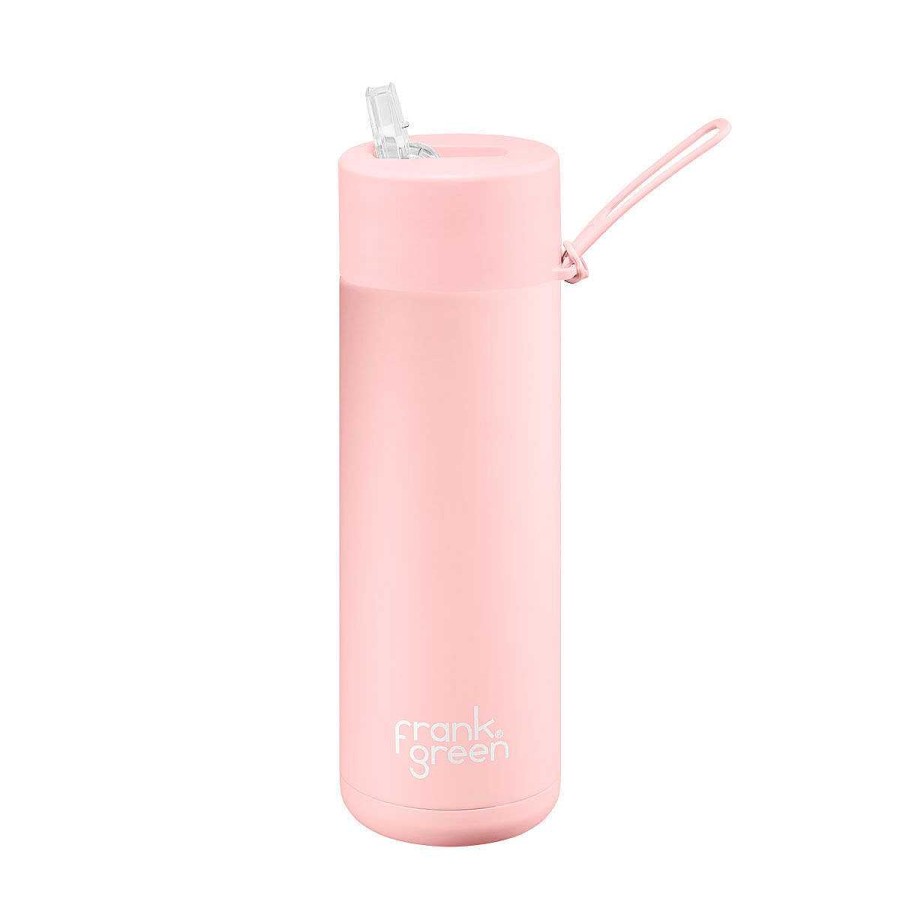 Kids FRANK GREEN Water Bottles | Frank Green Reusable 595Ml Water Bottle - Pink/Blushed