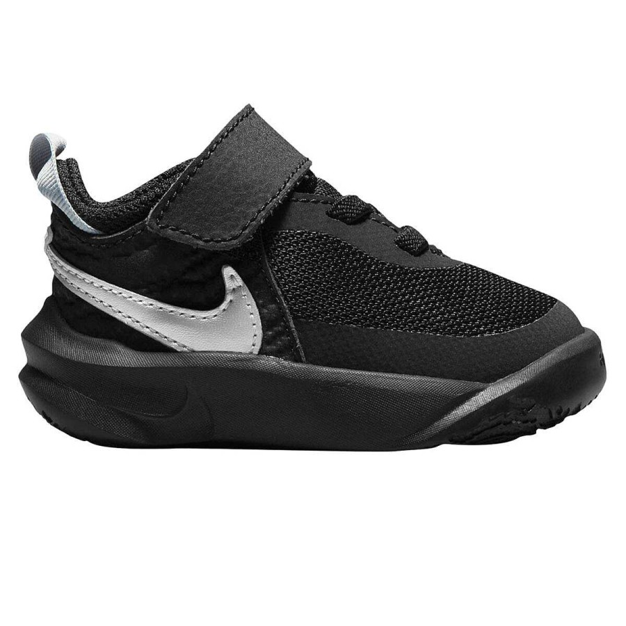 Kids Nike Toddlers Shoes | Nike Team Hustle D 10 Toddlers Shoes Black/White