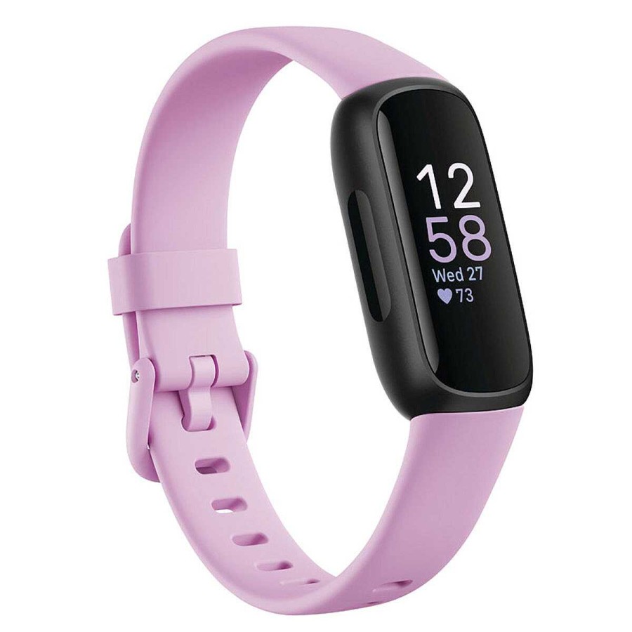 Men Fitbit Watches And Trackers | Fitbit Inspire 3 Wellness Tracker - Lilac Bliss/Black