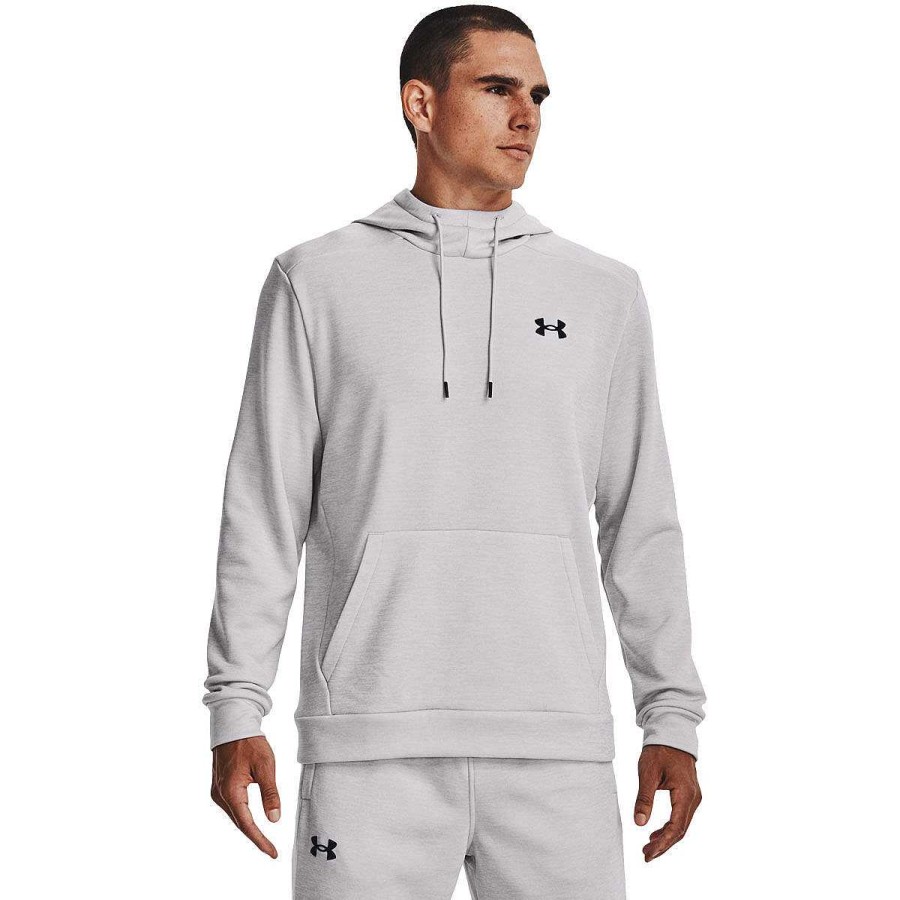 Men Under Armour Hoodies & Sweatshirts | Under Armour Mens Armour Fleece Twist Hoodie Grey