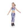 Kids ELL&VOO Bras & Crops | Ell & Voo Junior Girls Natalie Crop Top Blue/Print