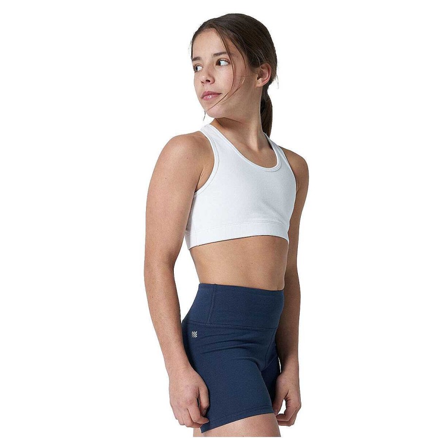 Kids ELL&VOO Bras & Crops | Ell & Voo Girls Crop Top 2 Pack White