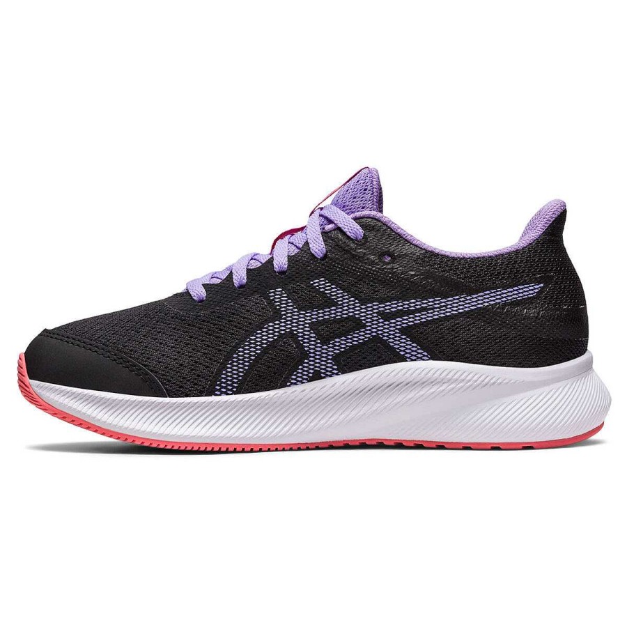 Kids Asics Running | Asics Patriot 13 Gs Kids Running Shoes Black/Purple