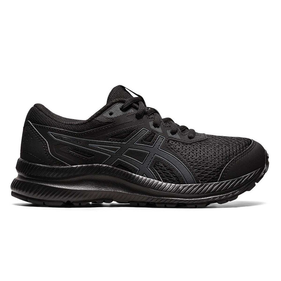 Kids Asics Running | Asics Contend 8 Gs Kids Running Shoes Black