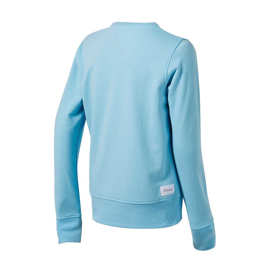 Kids ELL&VOO Hoodies & Sweatshirts | Ell & Voo Junior Girls Gym Class Crew Blue