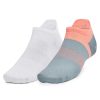 Men Under Armour Socks | Under Armour Armourdry Run Lite No Show Tab Socks 2-Pack Multi