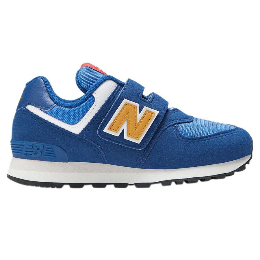 Kids New Balance Casual | New Balance 574 Ps Kids Casual Shoes Navy/Blue