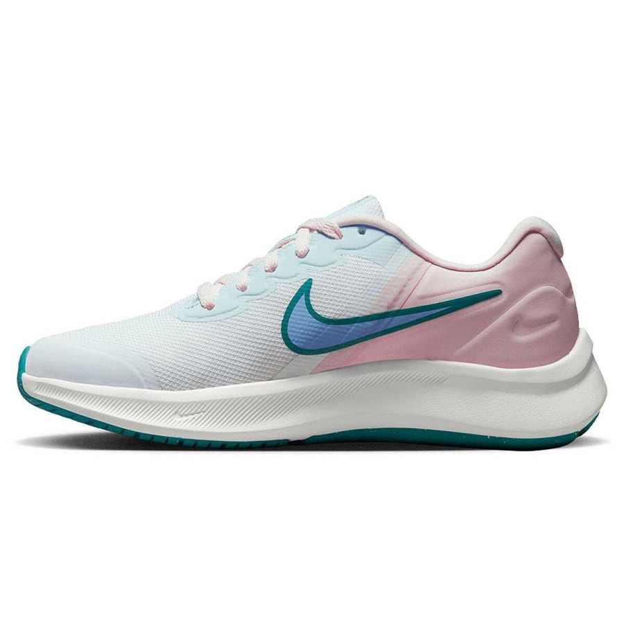 Kids Nike Running | Nike Star Runner 3 Gs Kids Running Shoes White/Cobalt