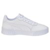 Kids PUMA School Shoes | Puma Carina 2.0 Gs Kids Casual Shoes White/Silver