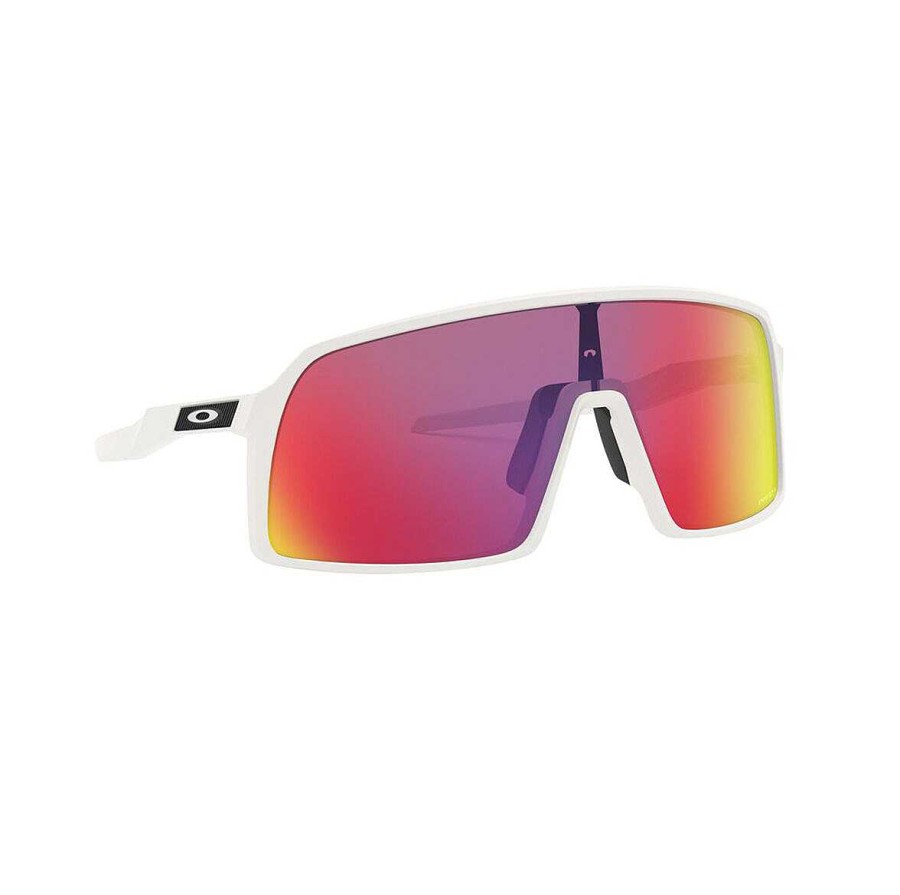 Men Oakley Sunglasses | Oakley Sutro Sunglasses - Matte White With Prizm Road