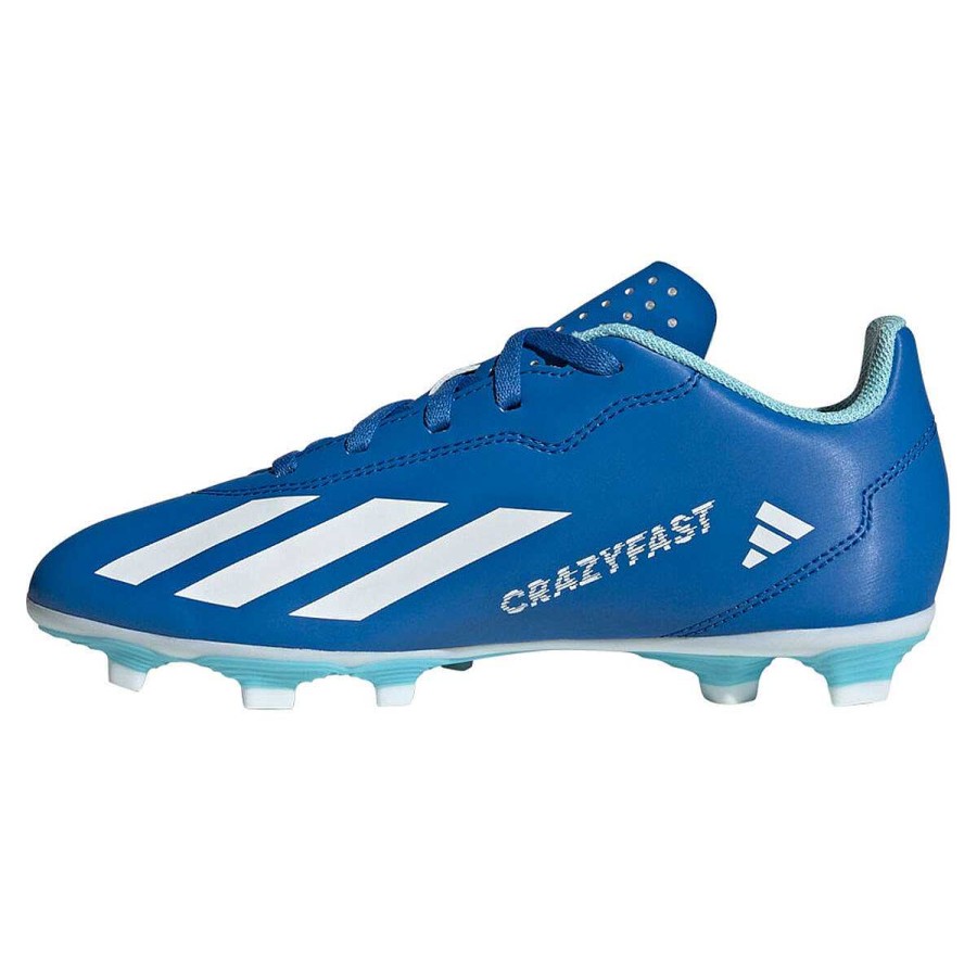 Kids adidas Football Boots | Adidas X Crazyfast .4 Kids Football Boots Blue/White