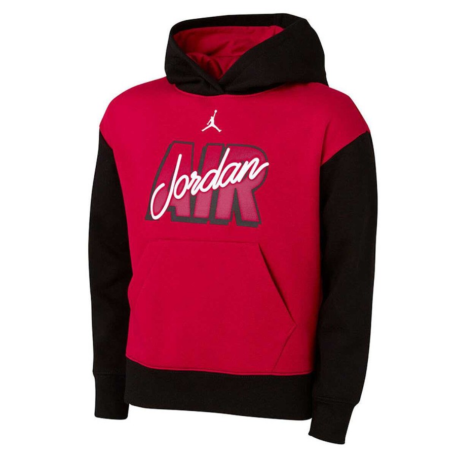 Kids Jordan Hoodies & Sweatshirts | Jordan Girls Air Ress Pullover Hoodie Red