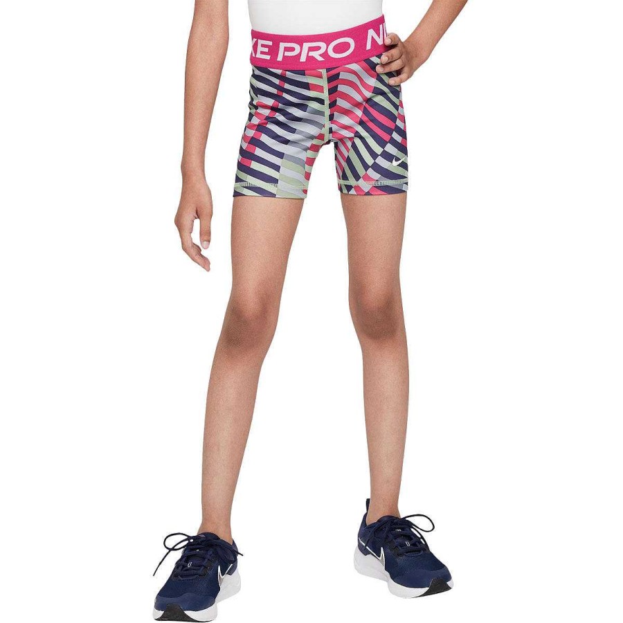 Kids Nike Shorts | Nike Pro Girls 3 Inch Training Shorts Pink