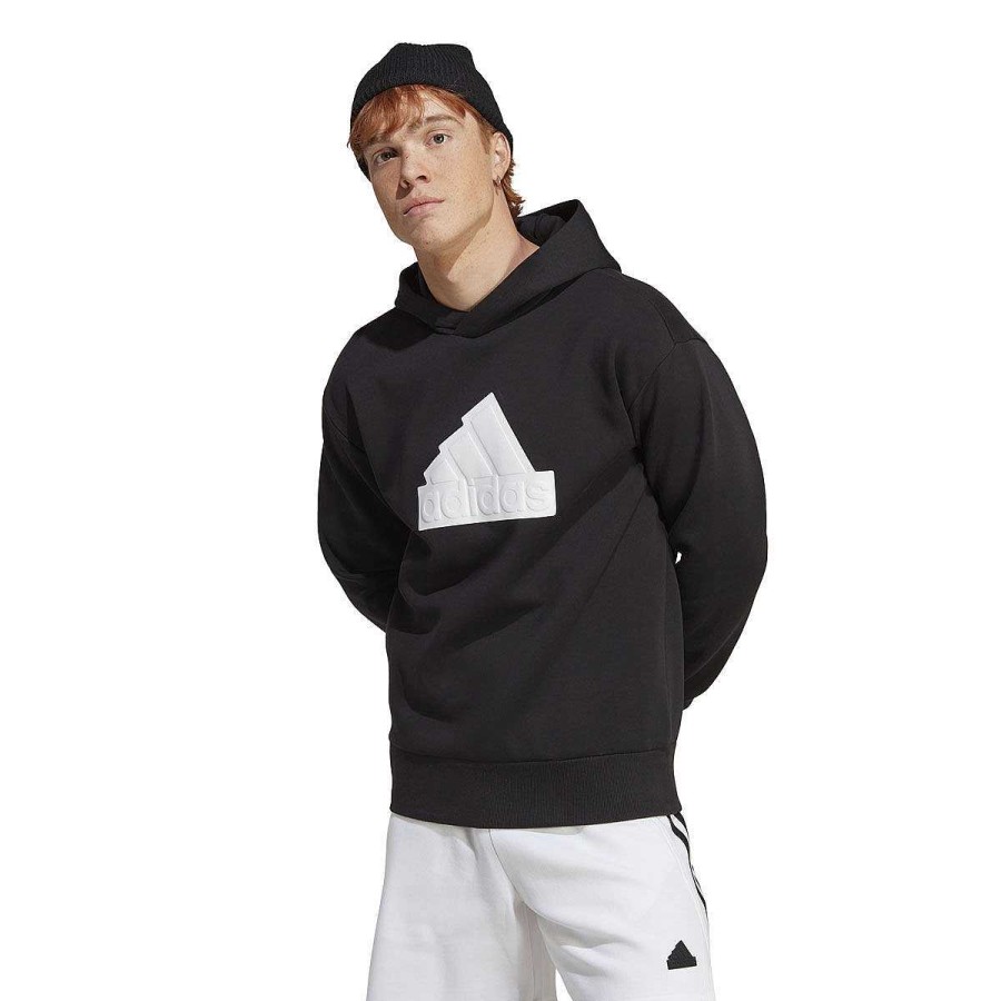 Men adidas Hoodies & Sweatshirts | Adidas Mens Future Icons Badge Of Sport Hoodie Black