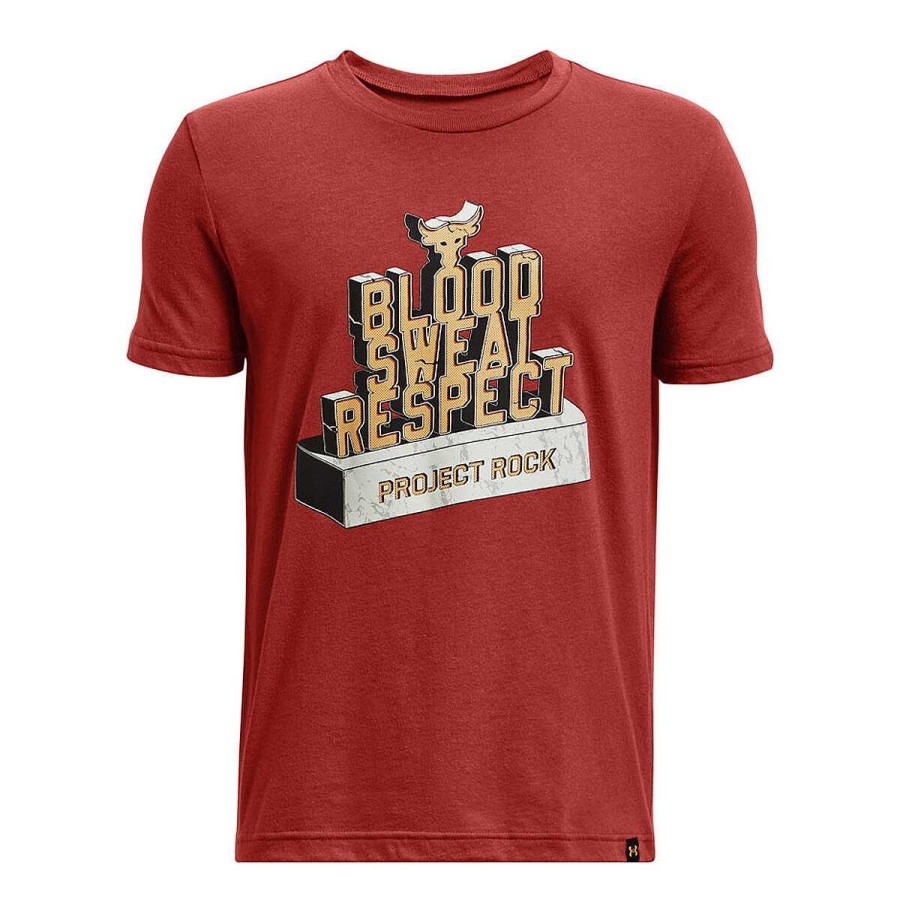 Kids Under Armour Tees & Tops | Under Armour Boys Project Rock Bsr Stand Tee Red