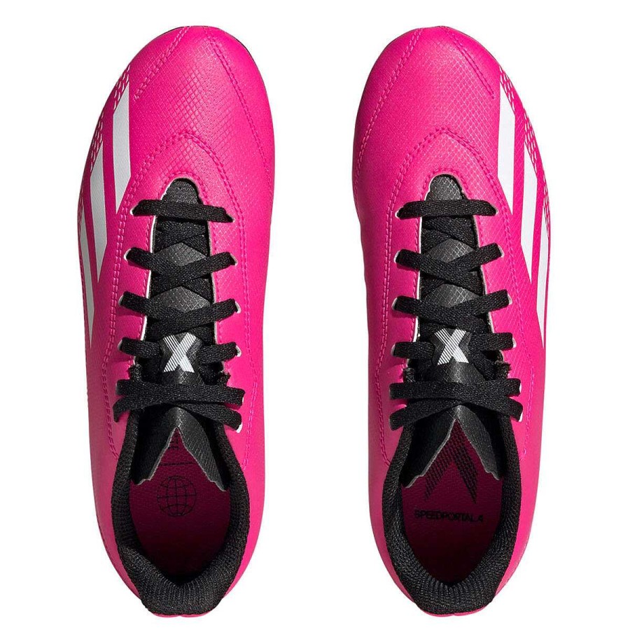 Kids adidas Football Boots | Adidas X Speedportal .4 Kids Football Boots Pink/White