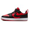 Kids Nike Girls Shoes | Nike Court Borough Low Recraft Ps Kids Casual Shoes Red/Black