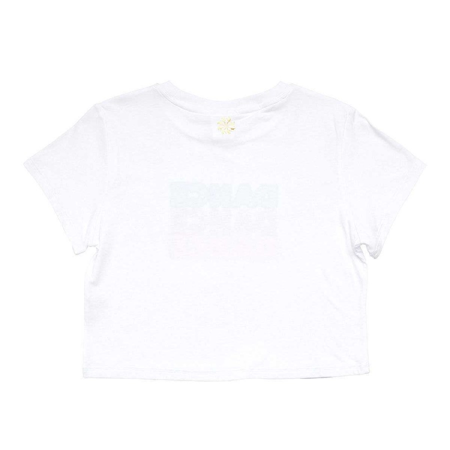 Kids Flo Active Tees & Tops | Flo Active Girls Asheley Cropped Tee White