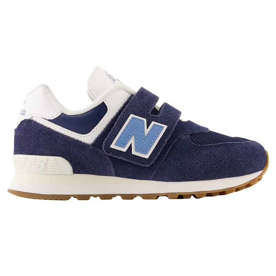 Kids New Balance Casual | New Balance 574 Ps Kids Casual Shoes Navy