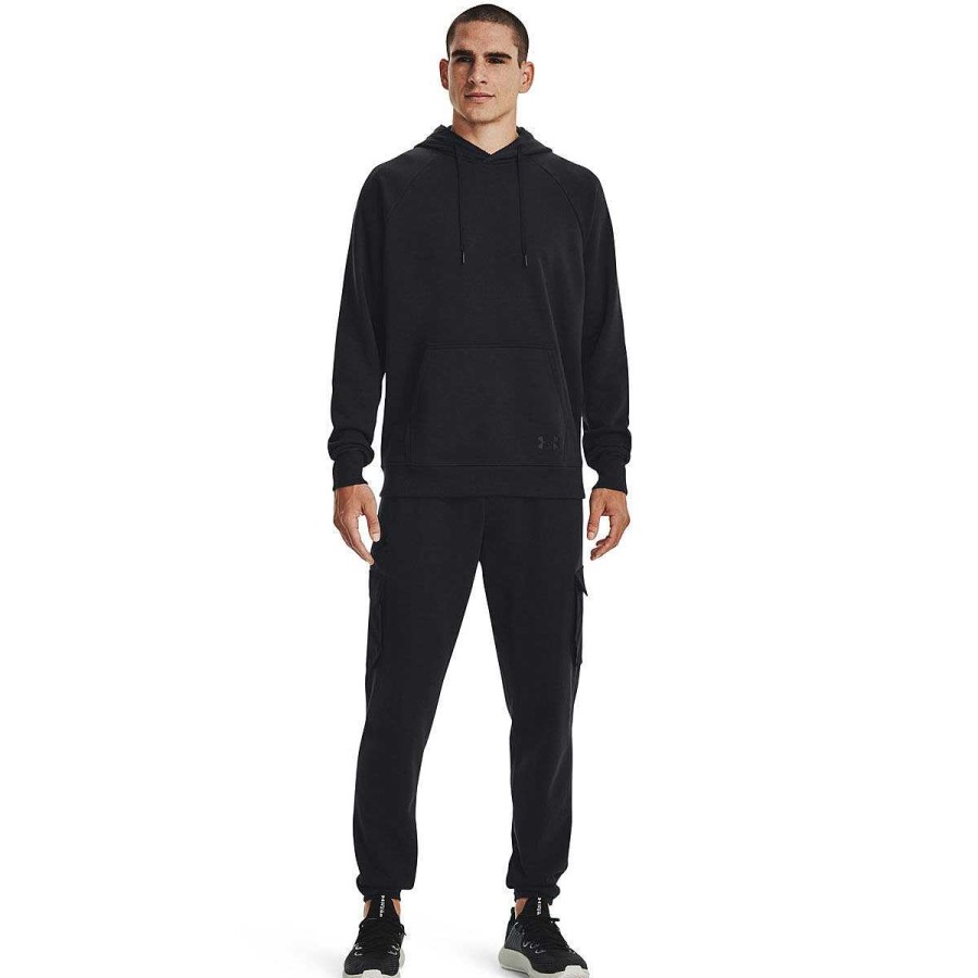 Men Under Armour Track Pants | Under Armour Mens Ua Heavyweight Terry Jogger Pants Black