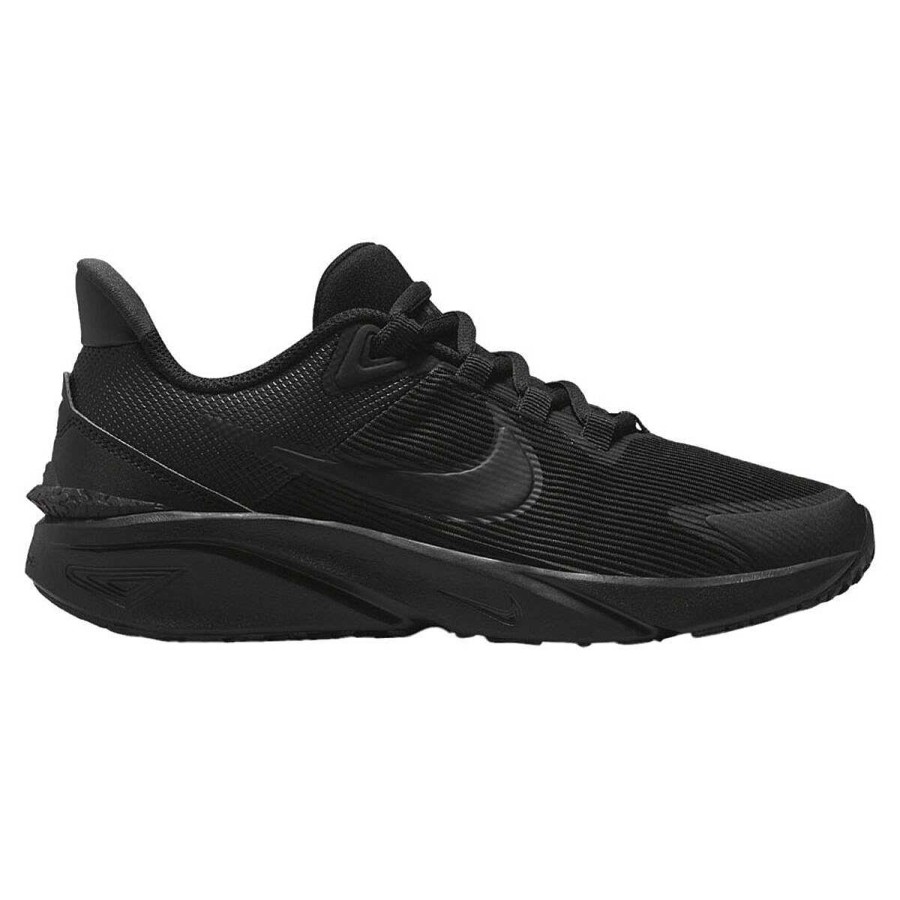 Kids Nike School Shoes | Nike Star Runner 4 Next Nature Gs Kids Running Shoes Black