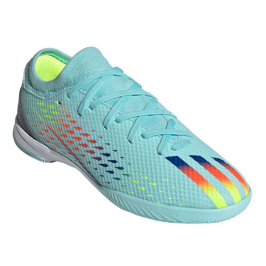 Kids adidas Football Boots | Adidas X Speedportal .3 Kids Indoor Soccer Shoes Us 1 Blue/Yellow