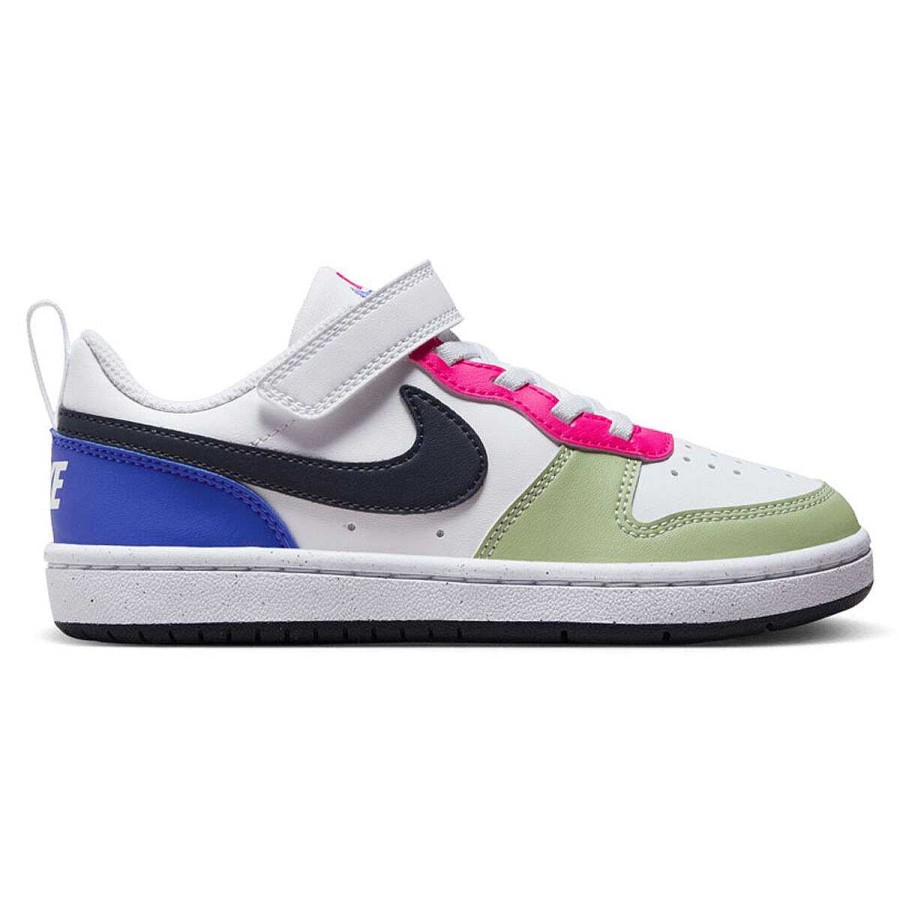 Kids Nike Girls Shoes | Nike Court Borough Low Recraft Ps Kids Casual Shoes White/Pink