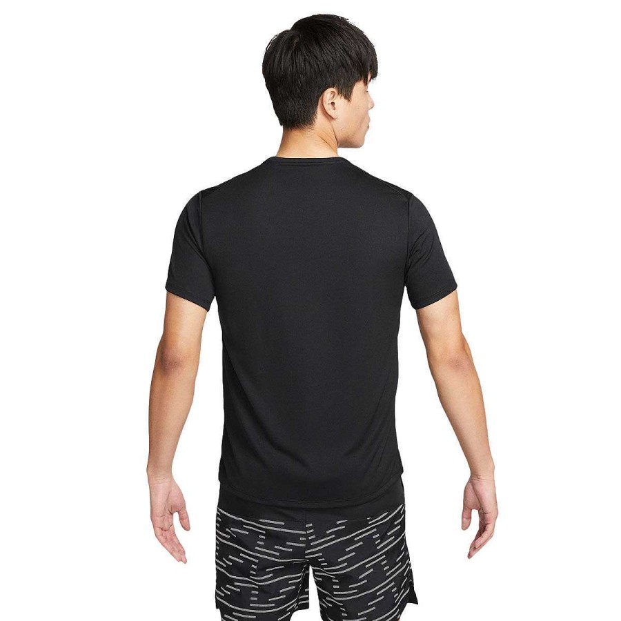 Men Nike Training | Nike Mens Dri-Fit Uv Run Division Miler Top Black