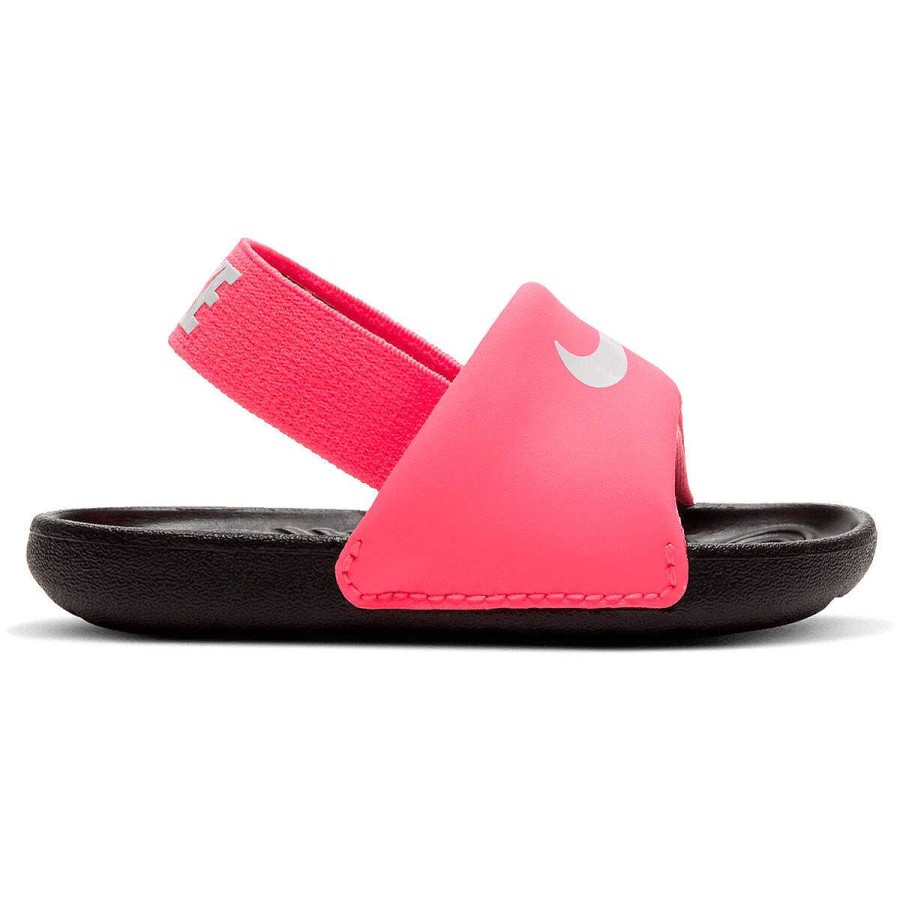 Kids Nike Slides And Thongs | Nike Kawa Toddlers Slides Pink/White