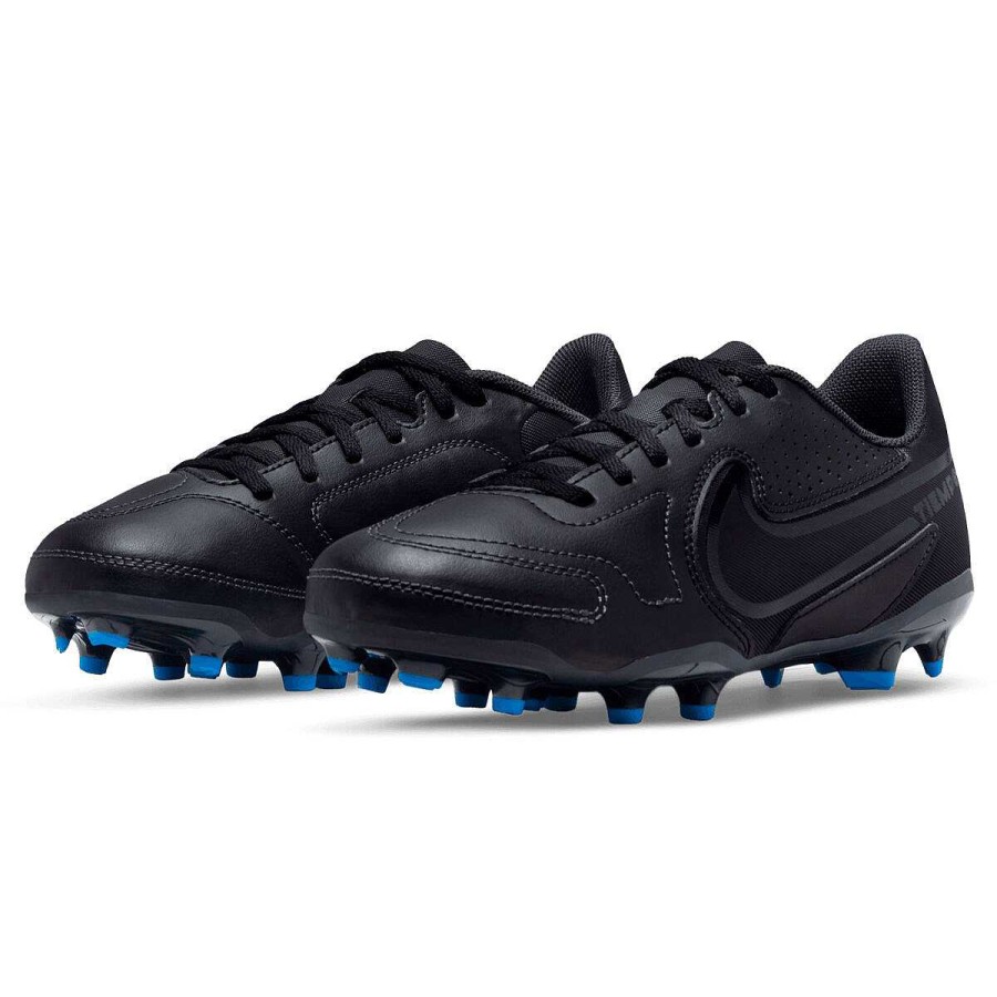 Kids Nike Football Boots | Nike Tiempo Legend 9 Club Kids Football Boots Black/Grey