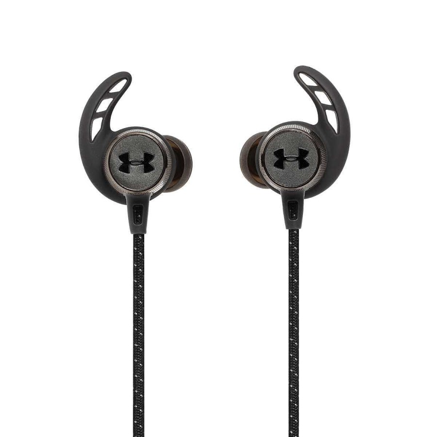 Men Under Armour Headphones | Under Armour React Wireless Sports Earphones Black