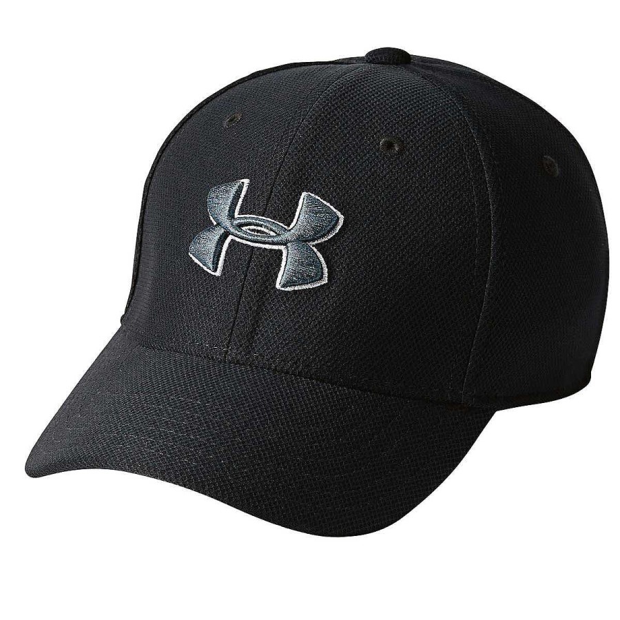 Kids Under Armour Caps | Under Armour Boys Blitzing 3.0 Cap Black / Grey