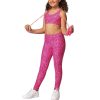 Kids Running Bare Tights | Running Bare Girls Bare Fit Tights Pink