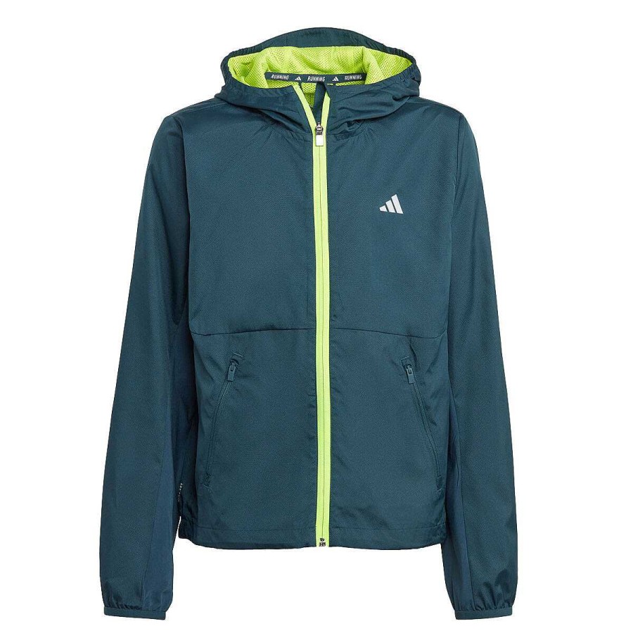 Kids adidas Jackets | Adidas Kids Wind.Rdy Windbreaker Jacket Blue