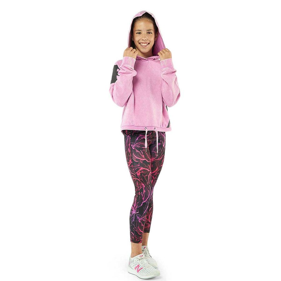 Kids ELL&VOO Hoodies & Sweatshirts | Ell & Voo Girls Carmen Cropped Hoodie Purple