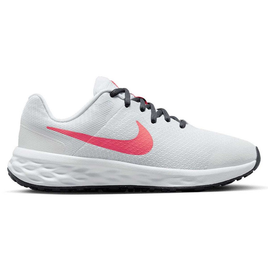 Kids Nike Running | Nike Revolution 6 Gs Kids Running Shoes White/Pink