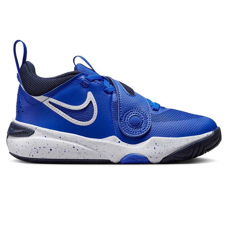 Kids Nike Basketball | Nike Team Hustle D 11 Ps Kids Basketball Shoes Blue/Black