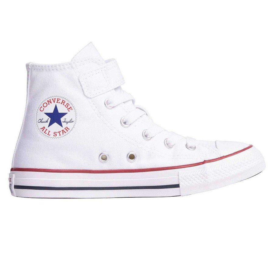 Kids Converse Casual | Converse Chuck Taylor All Star Easy On 1V Ps Kids Casual Shoes White